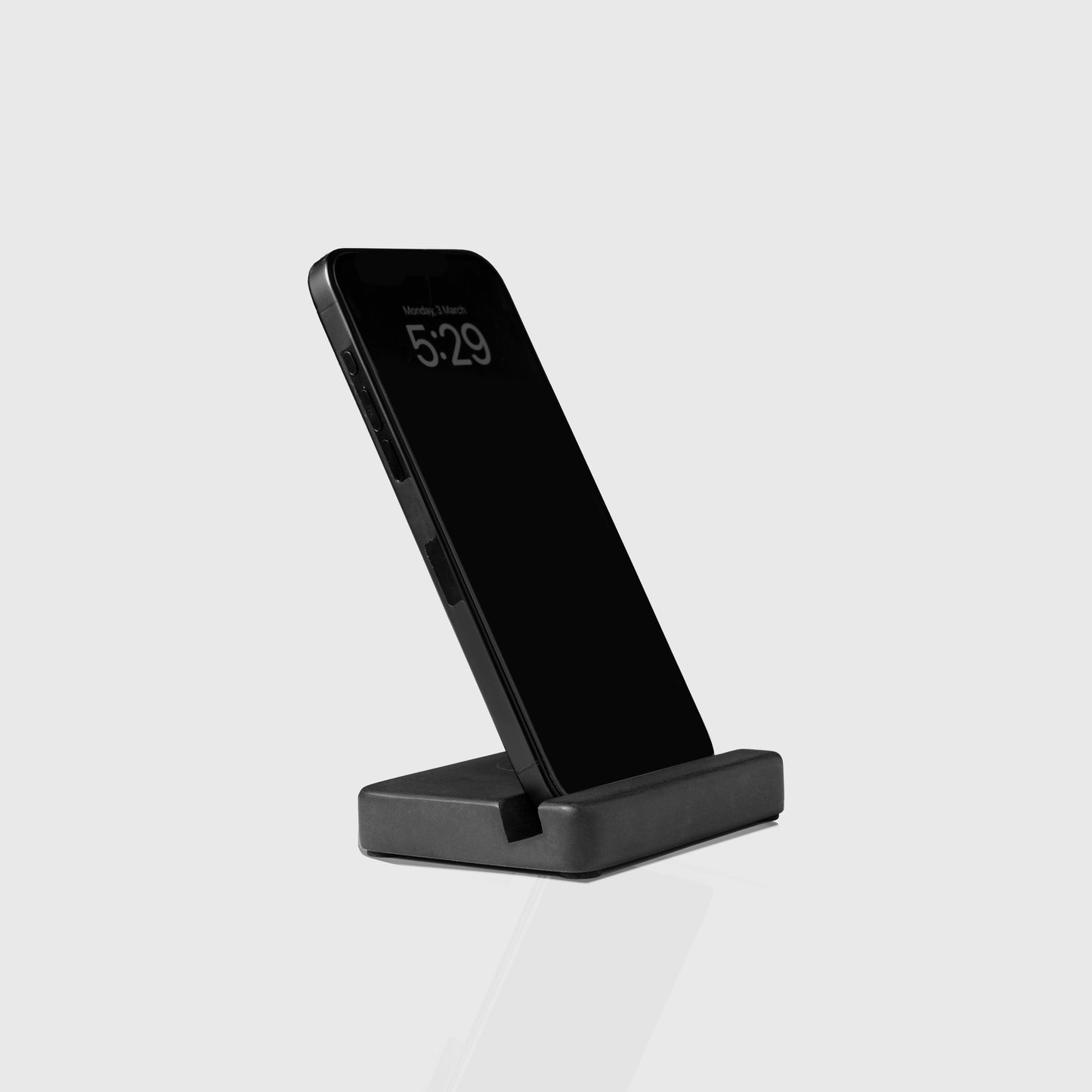 Concrete phone holder