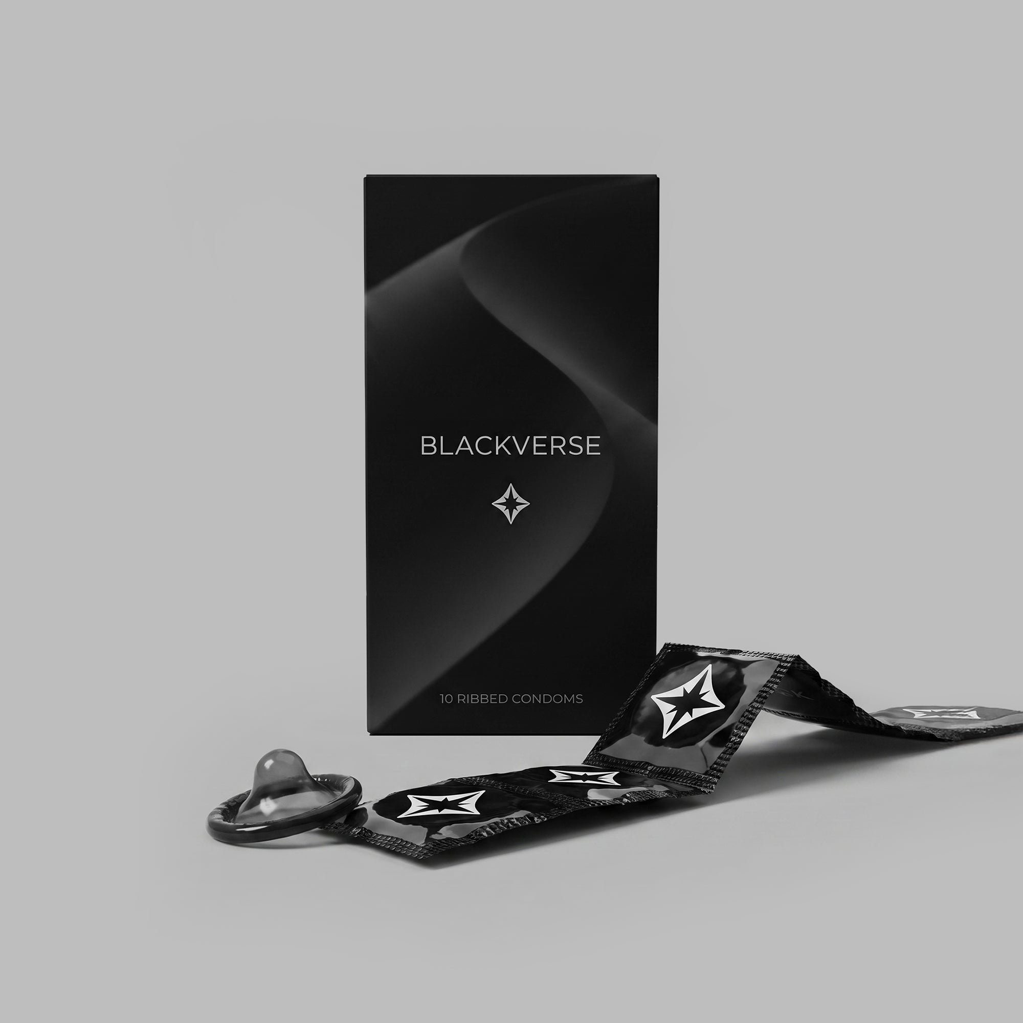 Black Latex Condoms - Pack of 10