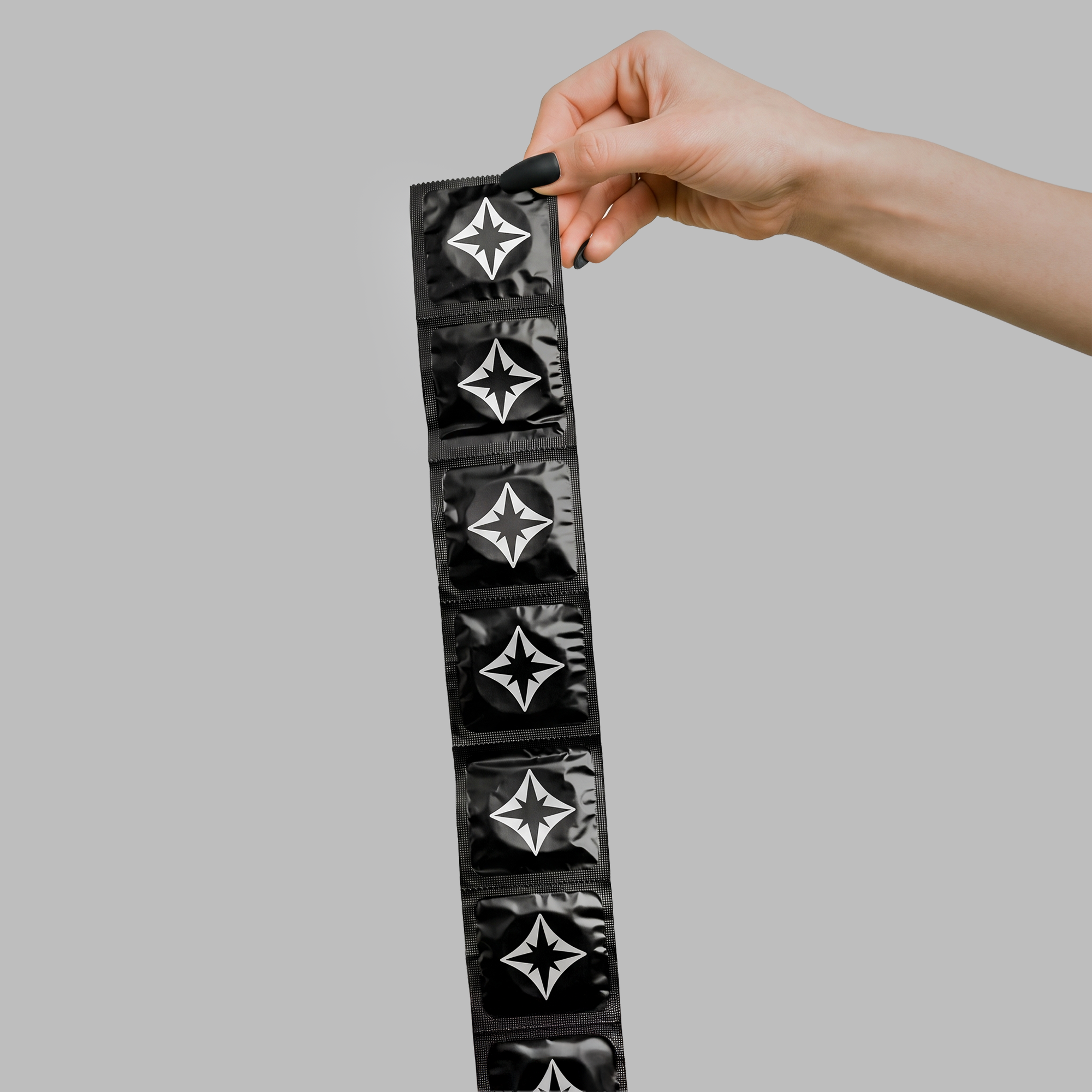 Black Latex Condoms - Pack of 10