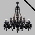Black Baccarat Chandelier