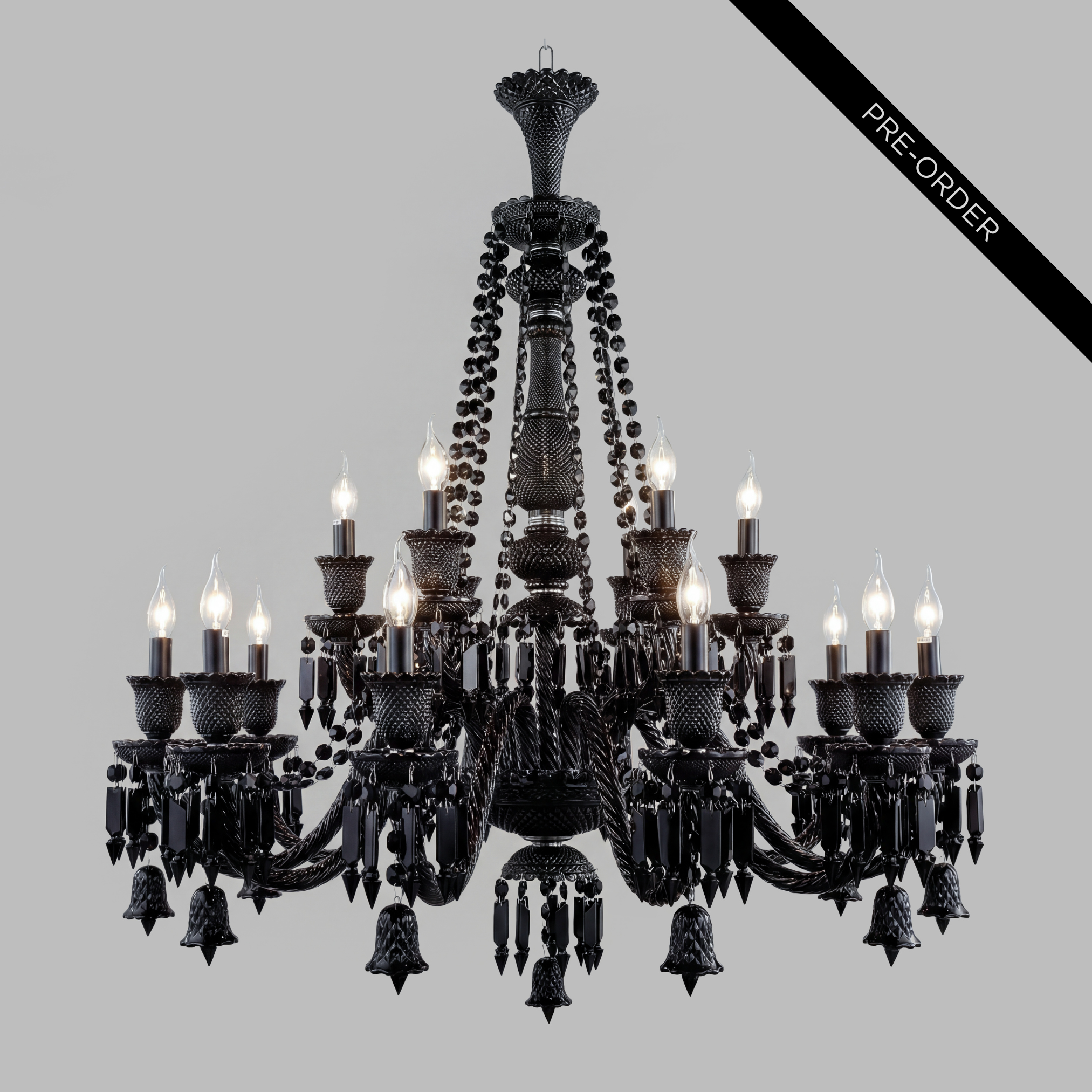 Black Baccarat Chandelier
