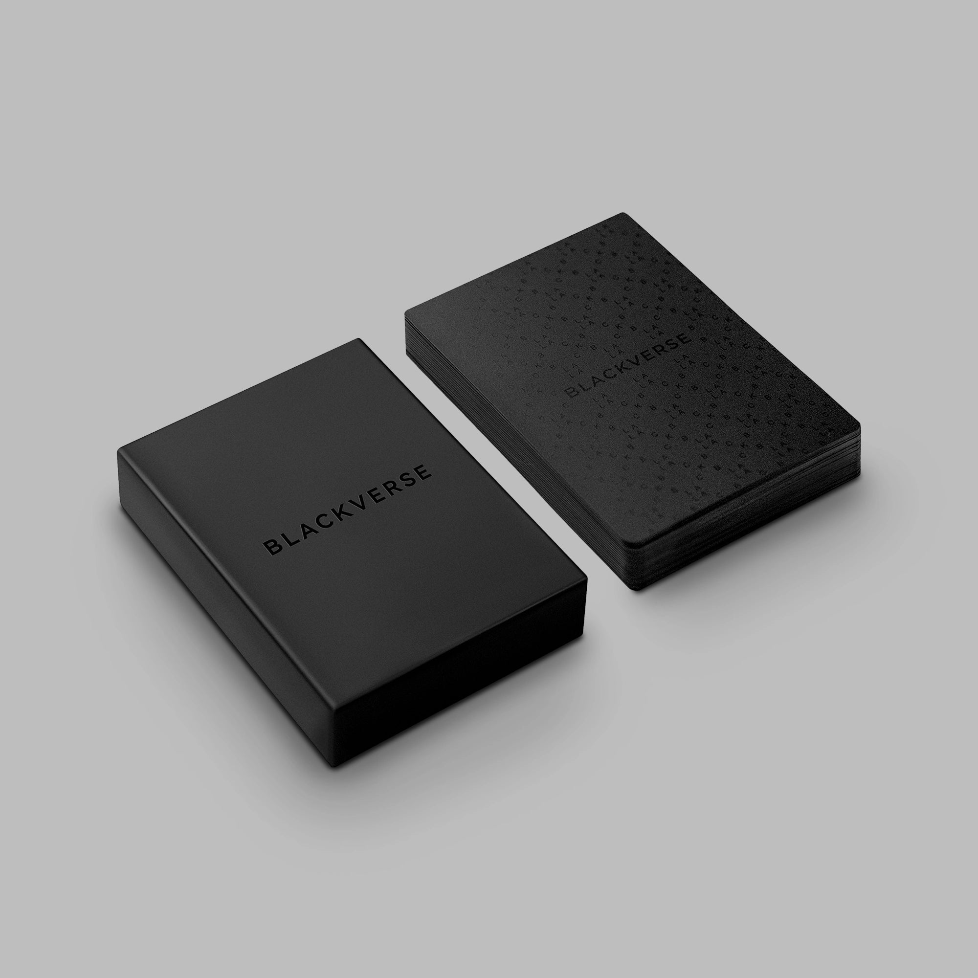 Black Playing Cards