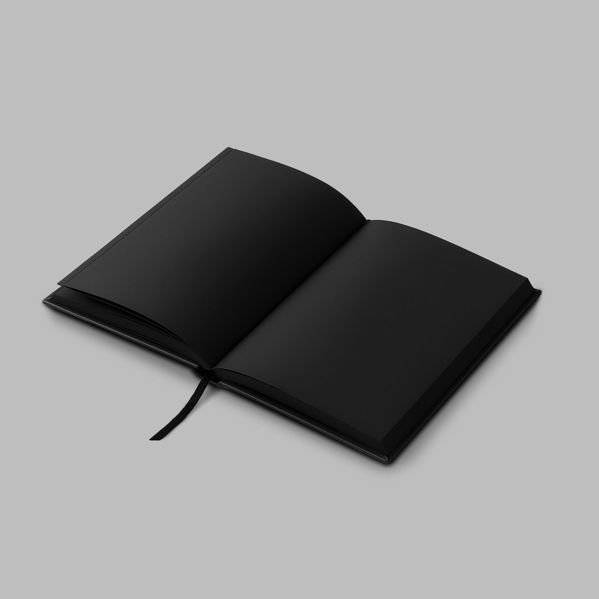 black pages notebook with smooth black pages