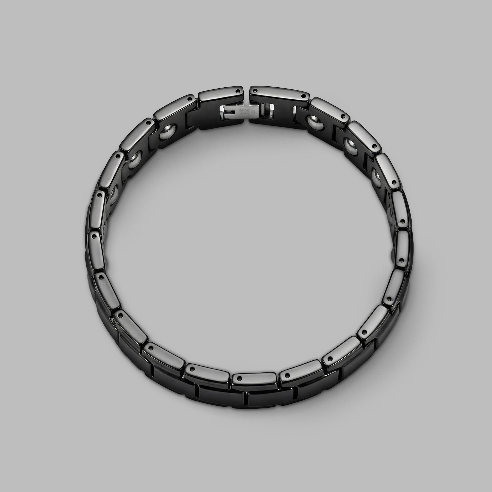 Onyx Tungsten Bracelet